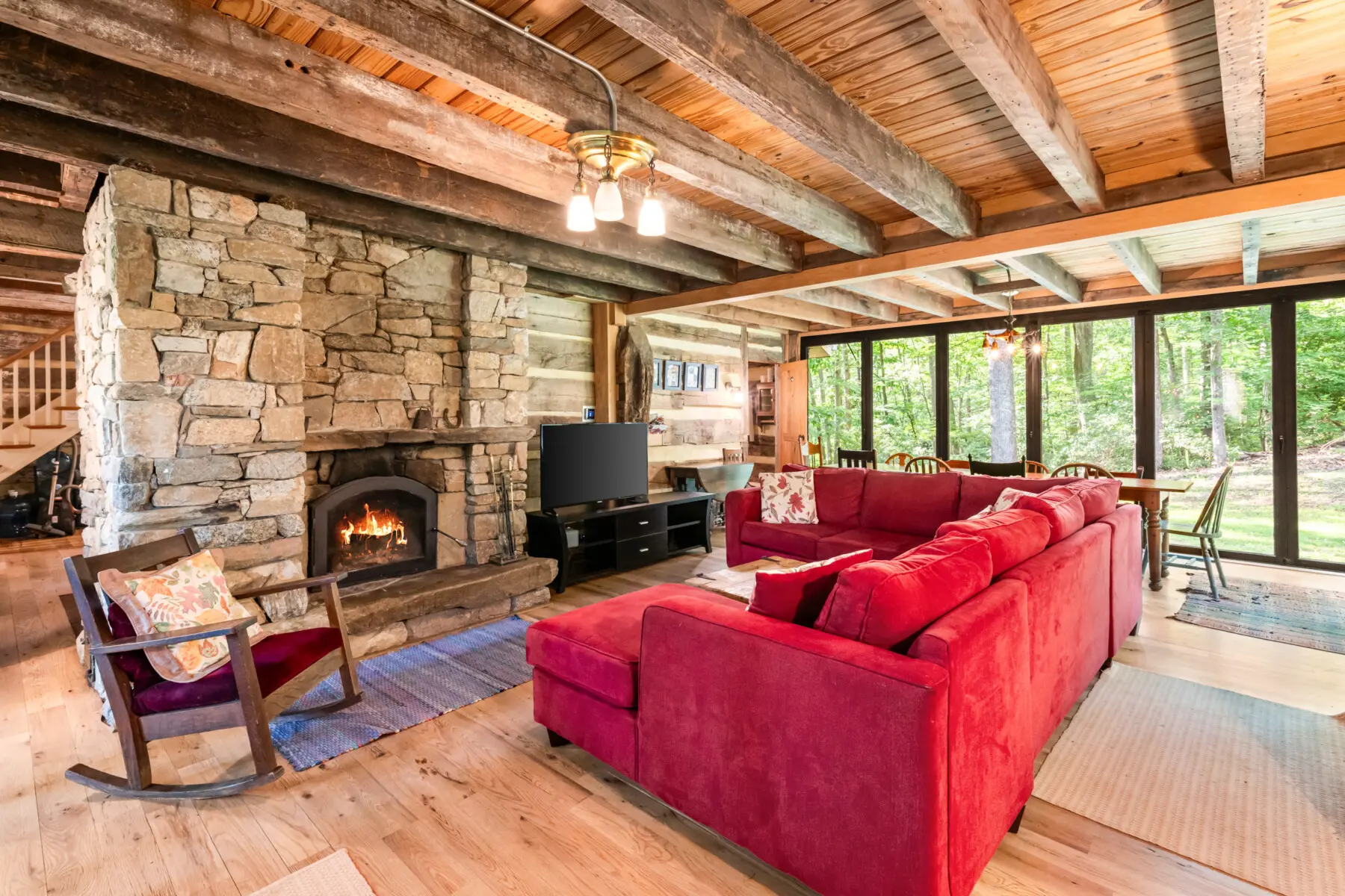 6950 Heards Mountain Road Living Room 2