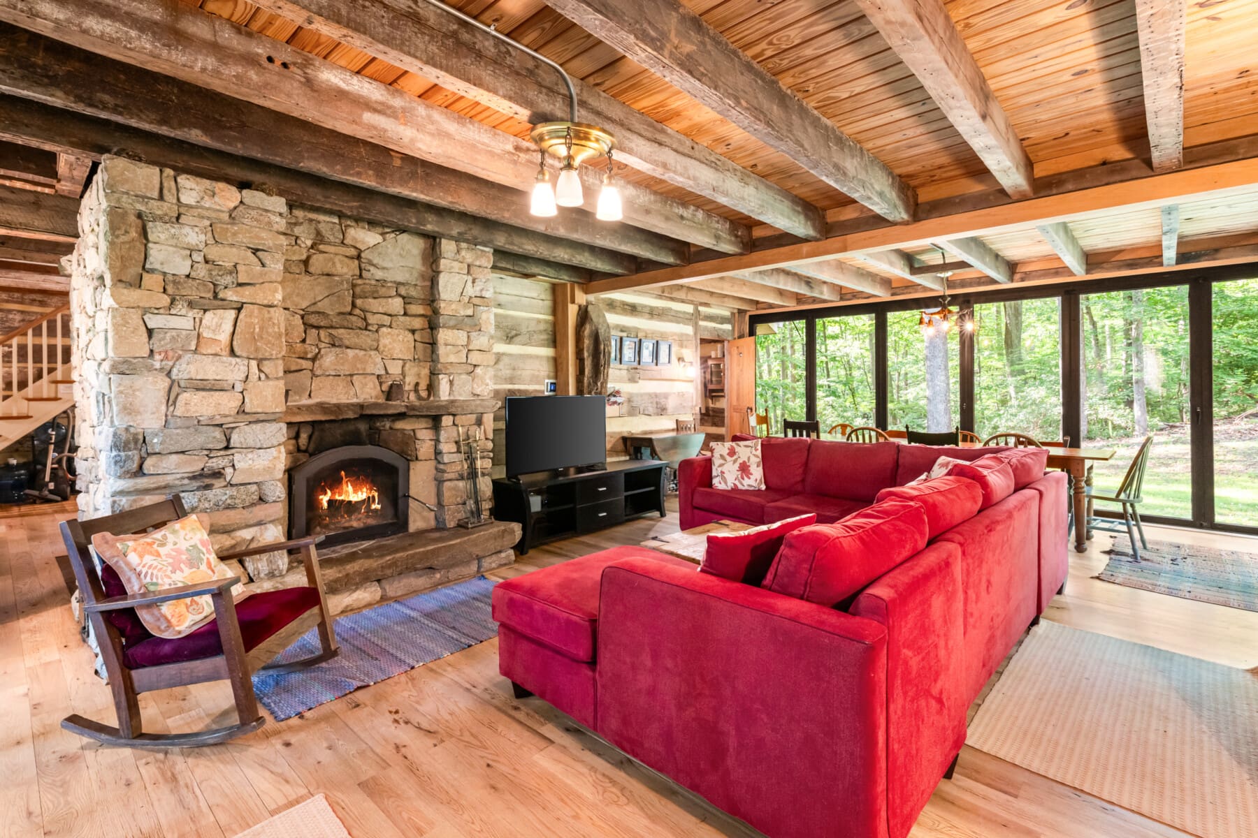 6950 Heards Mountain Road Living Room 2